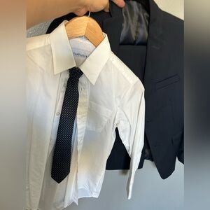 Boys navy blue suit